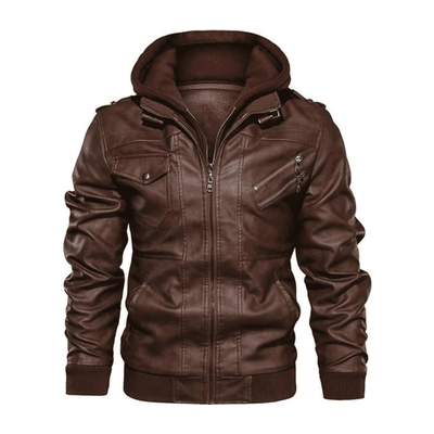 Men's Aviator Real Leather Jacket - Styriz Jackets 